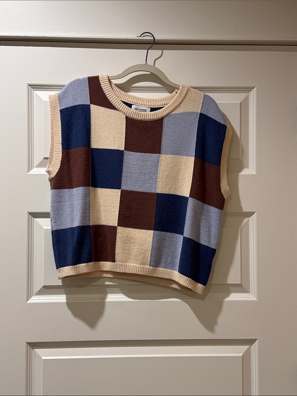 Eesome checkered sweater vest